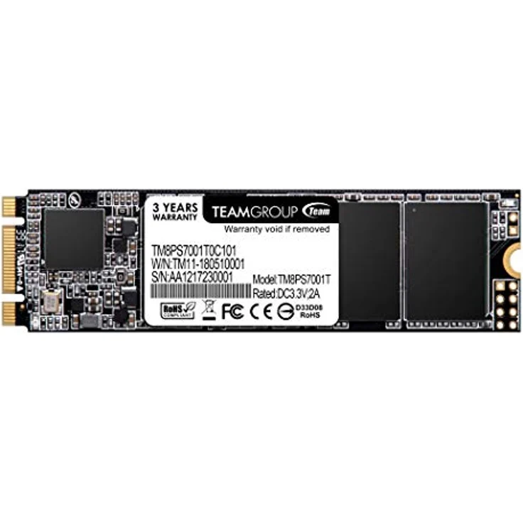 Team Group MS30 - Solid-State-Disk - 1 TB - intern - M.2 2280 - SATA 6Gb/s (TM8PS7001T0C101) – Bild 1