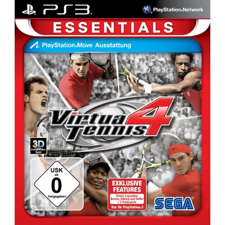 Virtua Tennis 4 (Move Unterstützung)  [Essentials] (PS3)