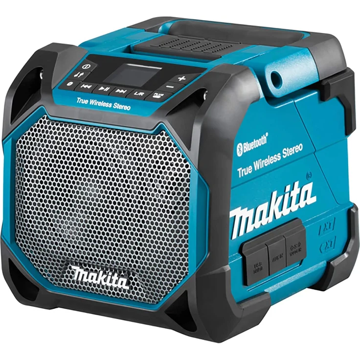 Makita DMR203 Bluetooth-Lautsprecher, wasserdicht, blau – Bild 1