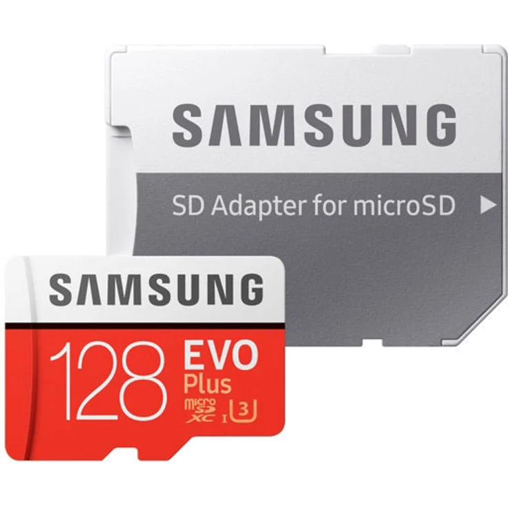 Samsung MB-MC128GA Micro SDXC EVO PLUS Class 10 UHS-I U3 – Bild 1