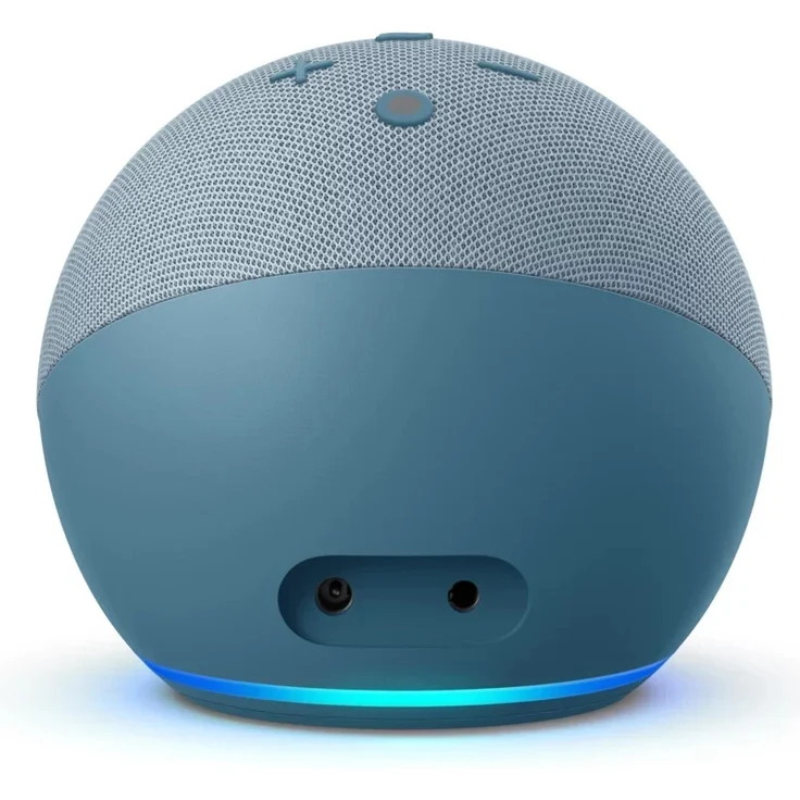 Amazon Echo Dot mit Uhr (4. Generation) Smart Clock für den Nachttisch, mit Alexa, Blaugrau – Bild 9
