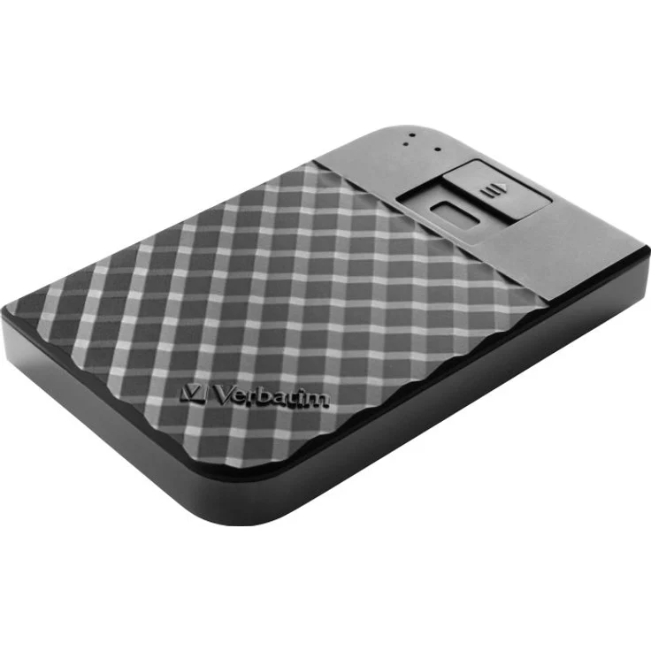 Verbatim Fingerprint Secure - Festplatte - verschlüsselt - 2 TB - extern (tragbar) - USB 3.1 Gen 1 (USB-C Steckverbinder) - 256-Bit-AES (53651) – Bild 2
