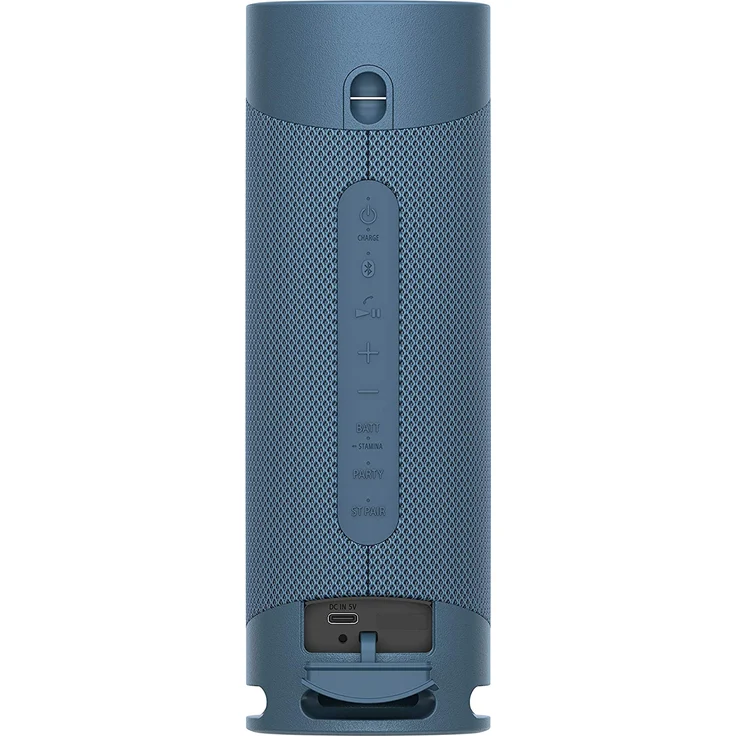 Sony SRS-XB23 tragbarer, kabelloser Bluetooth Lautsprecher (12h Akkulaufzeit, wasserabweisend, Extra Bass), blau – Bild 3