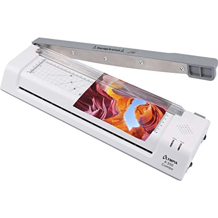 Olympia Laminiergerät A 350 Combo mit Hebelschneider und Eckenrunder