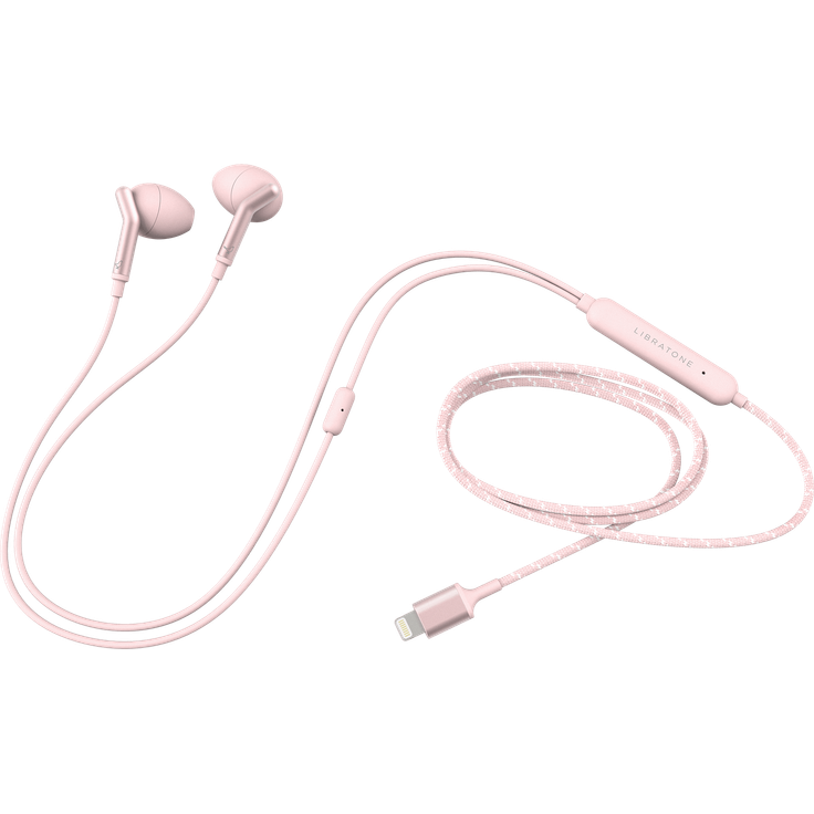 Libratone Q Adapt In-Ear Kopfhörer mit aktiver Geräuschunterdrückung in 4 Stufen (Lightning Anschluss für Apple iOS Geräte, ANC) rose pink – Bild 2