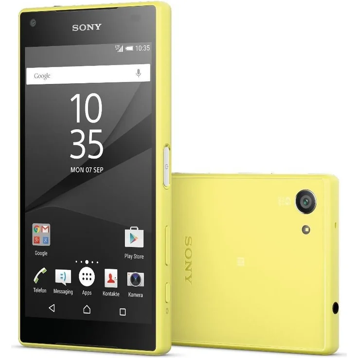 Sony Xperia Z5 Compact Smartphone 11,68cm (4,6 Zoll) IPS-Display, 32GB interner Speicher, 2GB RAM, Android, Gelb – Bild 5