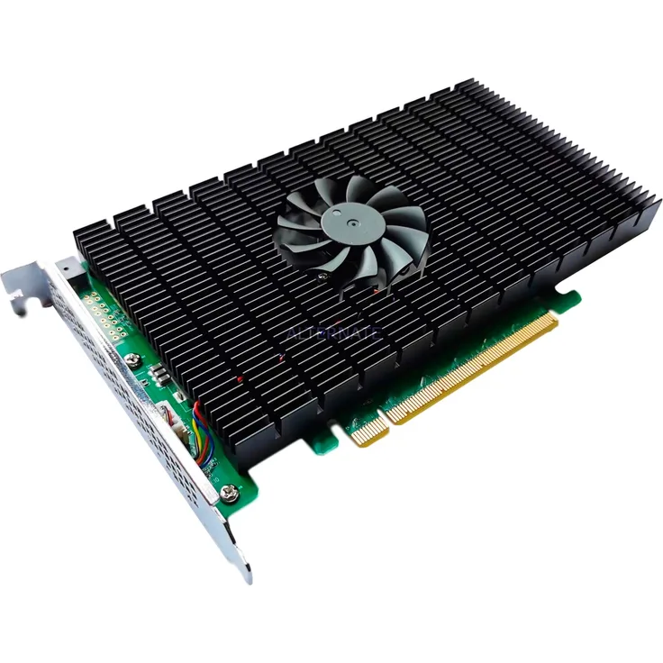 HighPoint SSD7505 PCIe 4.0 > 4x M.2 NVMe SSD RAID-Karte