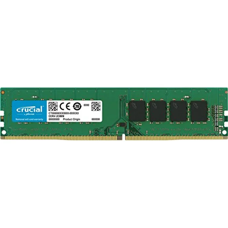 Crucial CT8G4DFS824A 8GB Speicher (DDR4, 2400 MT-s, PC4-19200, Single Rank x 8, DIMM, 288-Pin) - Preisvergleich