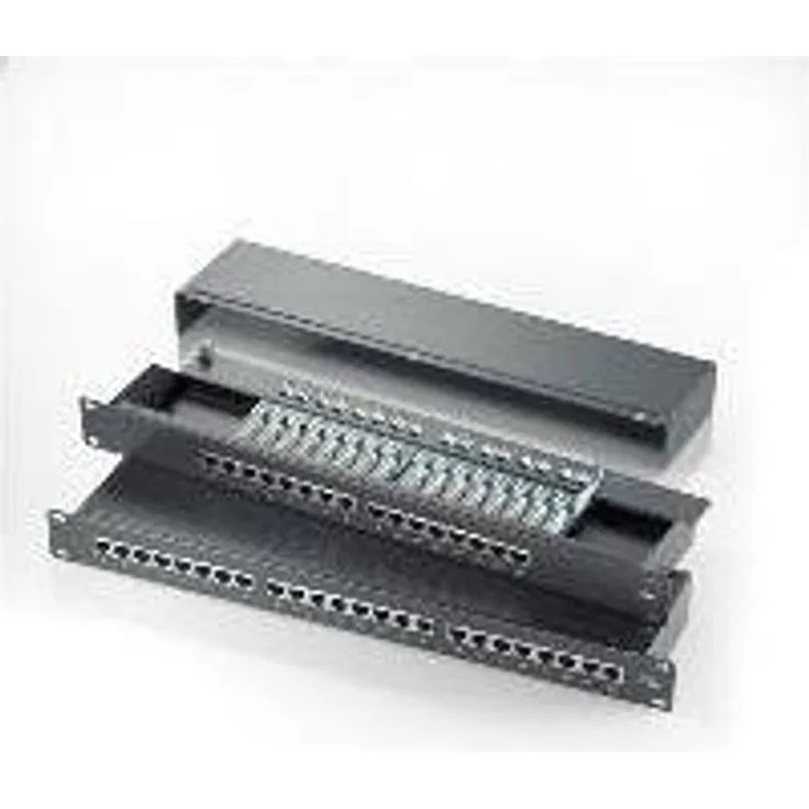ROLINE 26110328 Kat.5e 48,26 cm (19 Zoll) Patchpanel, 24 Ports schwarz