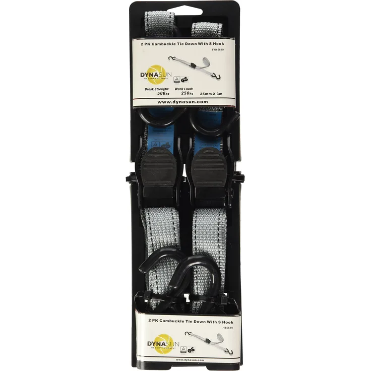 DYNASUN 2X Spanngurt FH45619 Zurrgurt Spanngurte Spannband Gurt Band nach Norm EN12195-2