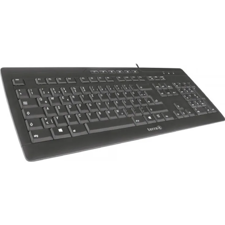 TERRA 3000 - Tastatur - USB - Französisch AZERTY - Schwarz (G85-23200FRADSL)