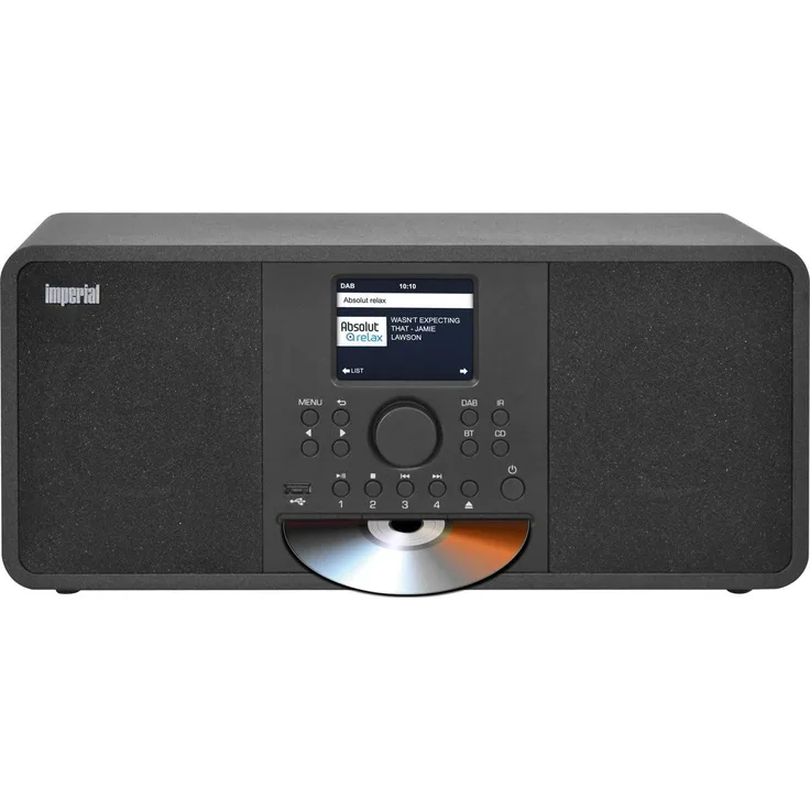 Imperial Dabman i205 CD Tischradio mit Bluetooth, WLAN, TFT-Display, schwarz