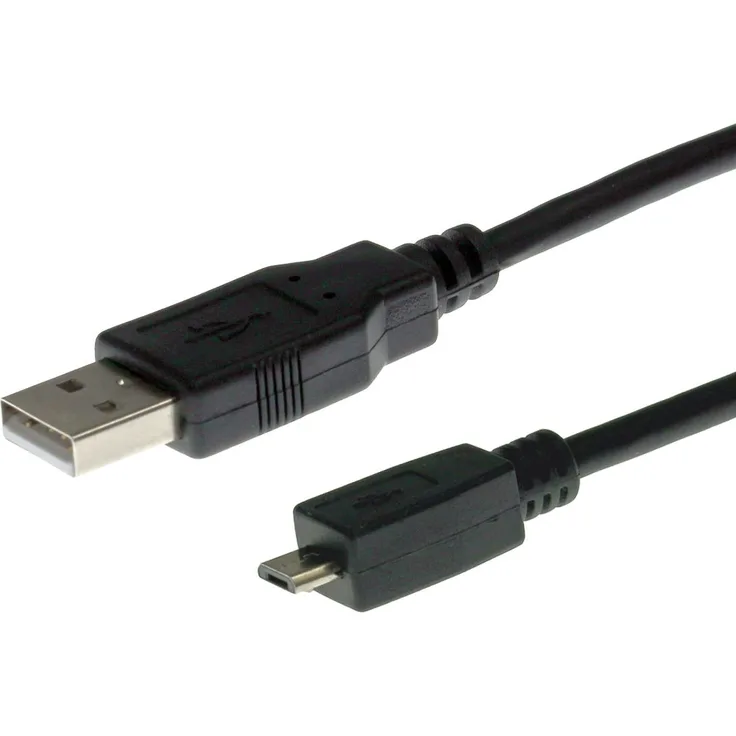 USB-Adapterkabel, A-Stecker auf Micro USB Stecker - 0,2 m, Ladekabel 20 cm