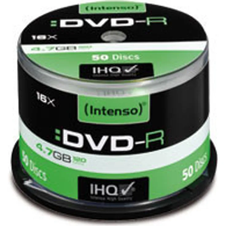 Intenso DVD-R 16x Speed 50er Spindel DVD-Rohlinge - Preisvergleich
