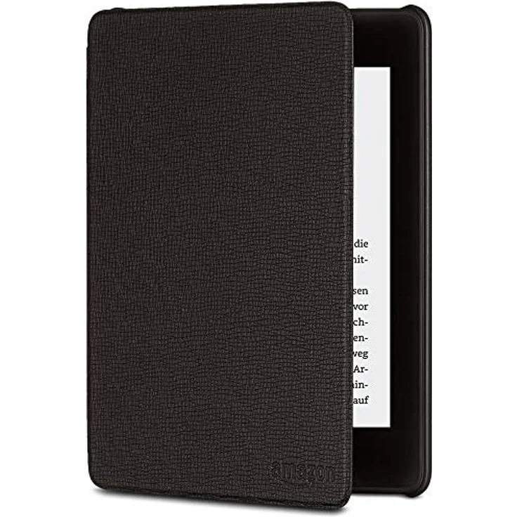 Amazon Kindle Paperwhite-Lederhülle, kompatibel mit der 10. Generation (2018), Schwarz – Bild 1