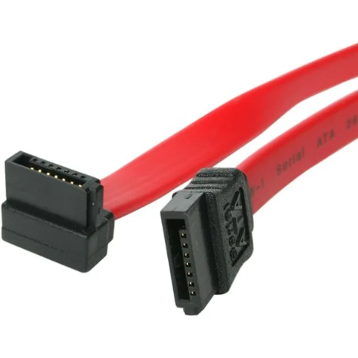 StarTech.com SATA III Kabel rechts gewinkelt - S-ATA Anschlusskabel bis 6Gb/s - SATA-Kabel - Serial ATA 150 - 7-poliges SATA - 7-poliges SATA - 61cm - rechts abgewinkelter Anschluss - für P/N: PEXSATA24E, PCISATA4R1 (SATA24RA1)