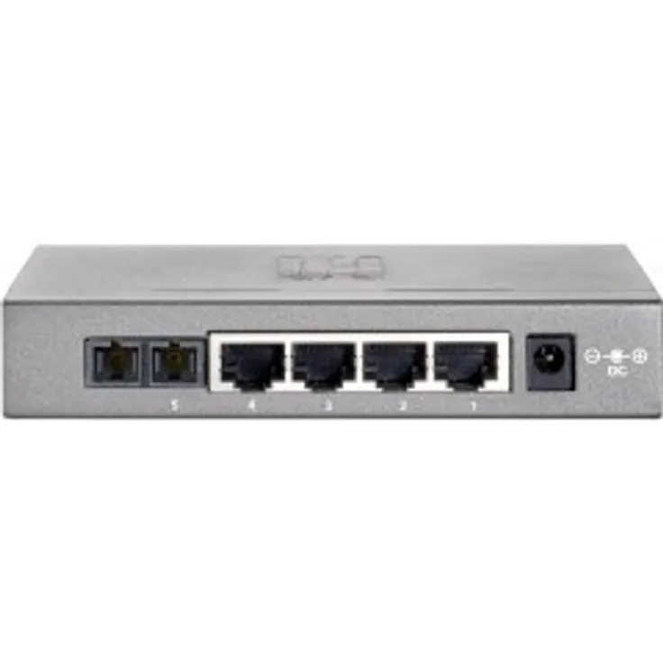 LevelOne FEU-0511 4-Port Fast Ethernet Switch mit 100BaseFX SC Port