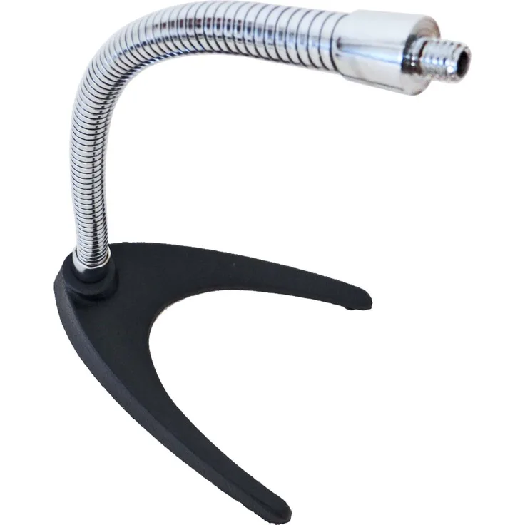 Keepdrum MS60 Tischstativ Mikrofonstaender Schwanenhals Chrom Mikrofonstativ 
