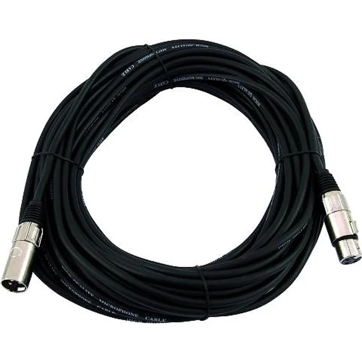 Showtechnic Kabel MC-300,30m,schwarz,XLR m/f,symm.