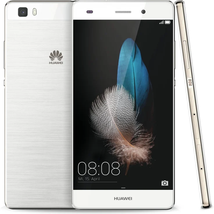 HUAWEI P8 lite Smartphone 12,7cm Pixel (5 Zoll) IPS-Display, 16GB interner Speicher, 2GB RAM, Dual-SIM, Android, Weiß – Bild 4