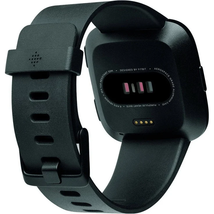 Fitbit Versa Smartwatch Unisex, S/L, Aluminiumgehäuse, Schwarz – Bild 6
