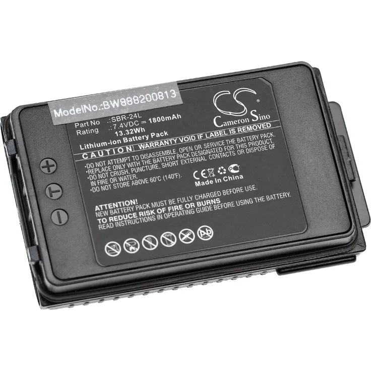 VHBW Akku, geeignet für Funkgerät, Walkie Talkie Yaesu FT-70D, FT-70DR, FT-70DS 1800 mAh, 7,4 V, Li-Ion