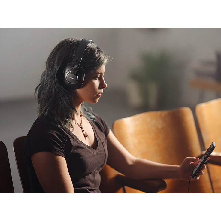 AKG K361 Over-Ear-Kopfhörer, mit Mikrofon, Noise Cancelling, schwarz, metallisch – Bild 5