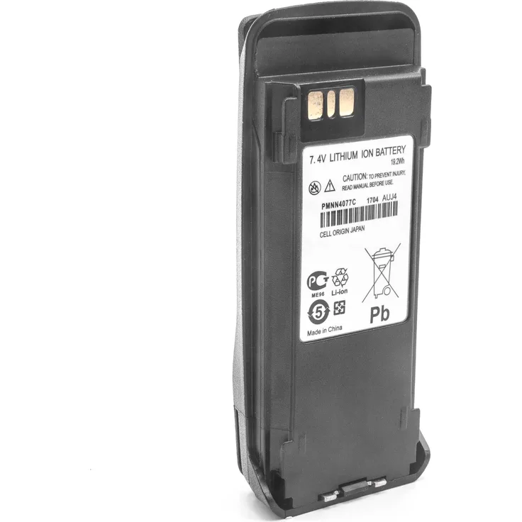 VHBW Akku mit Gürtelclip, geeignet für Funkgerät, Walkie Talkie Vertex VXD720 2600 mAh, 7,4 V, Li-Ion