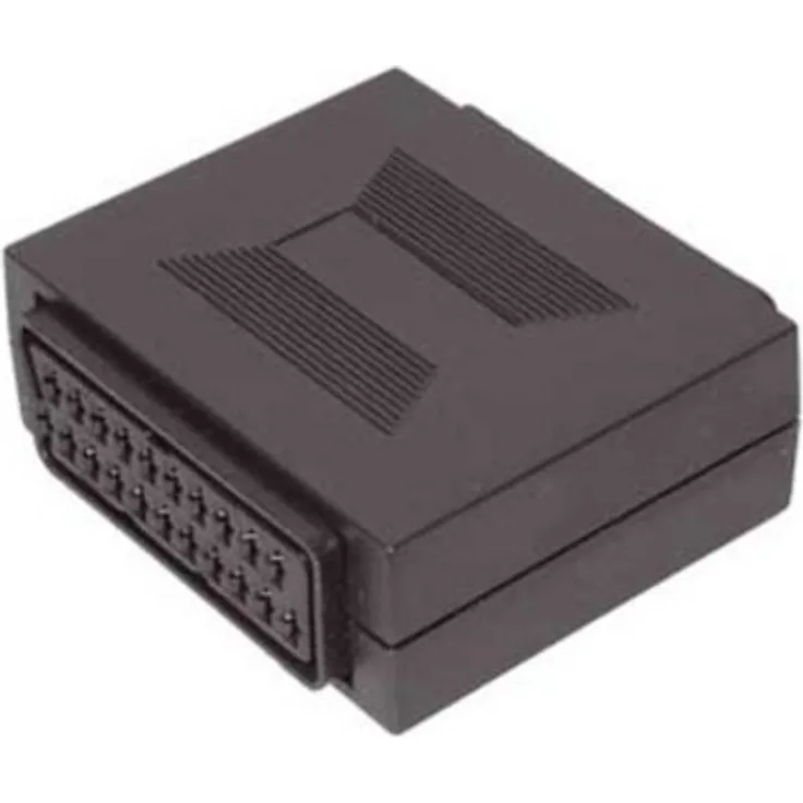 S-CONN maximum connectivity Adapter Video- Audio-Scart-Verbinder, Scartbuchse auf Scartbuchse (94040)