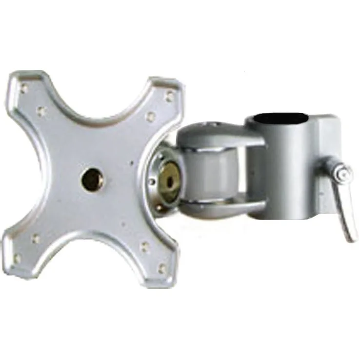 LINDY 40695 Modularer LCD-Monitorarm, kurz - Modulares Halterungssystem für Monitore und Notebook Höhenverstellbar Silber