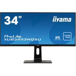 iiyama ProLite XUB3493WQSU-B1 - 34 Zoll, UWQHD (3440 x 1440), IPS-Panel, 60Hz, 4ms, 400cd/m²