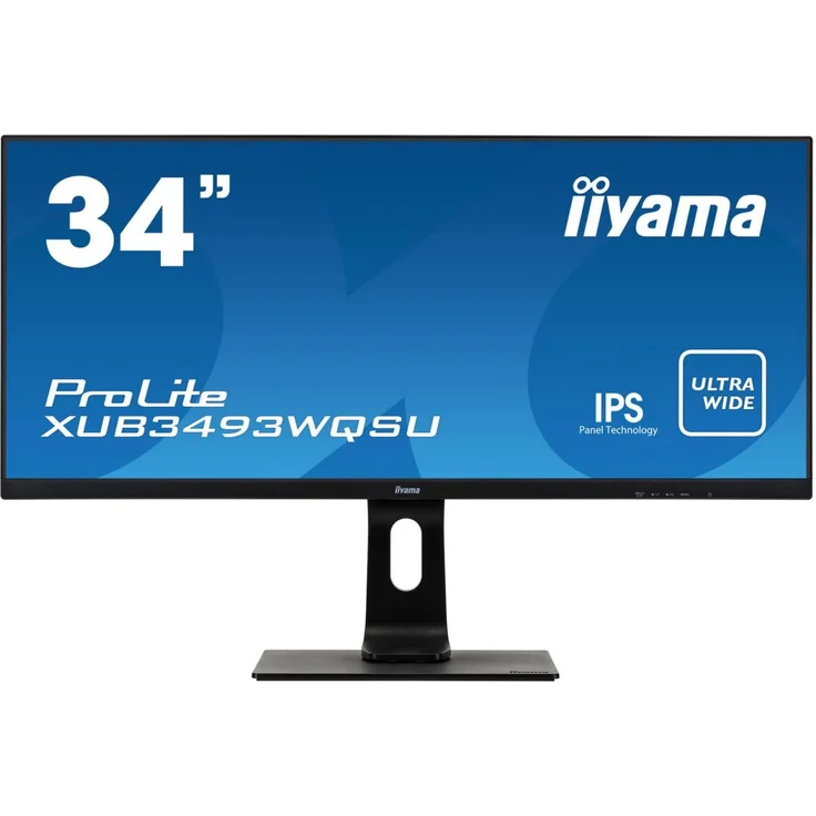 iiyama ProLite XUB3493WQSU-B1 - 34 Zoll, UWQHD (3440 x 1440), IPS-Panel, 60Hz, 4ms, 400cd/m² – Bild 1
