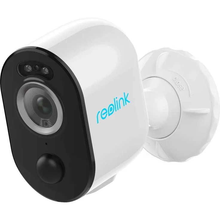 Reolink Argus 3 Pro 2K 4 MP Überwachungskamera, Außen, Akku, mit Personen-/Fahrzeugerkennung, WLAN Batterie IP Kamera mit 2,4/5 GHz, Spotlights, Vollfarb-Nachtsicht, PIR-Sensor, Zeitraffer, 2-Wege-Audio, Weiß – Bild 1
