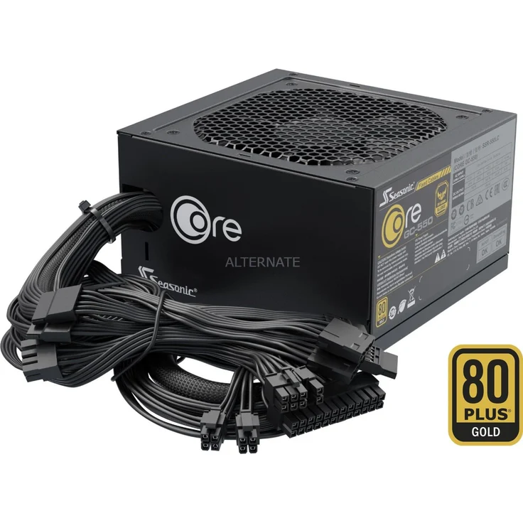 Seasonic G12-GC-650 650W PC-Netzteil, schwarz, 4x PCIe – Bild 1