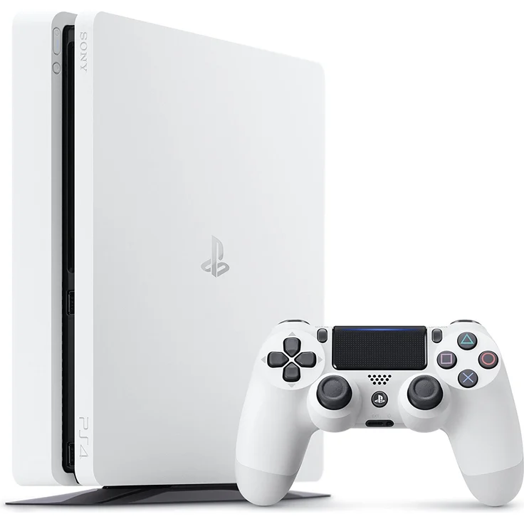 Sony PlayStation 4 Slim Glacier White 500GB – Bild 2