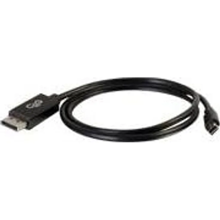 C2G Mini DisplayPort to DisplayPort Adapter Cable - DisplayPort-Kabel - DisplayPort (M) - Mini DisplayPort (M) - 2,0m (DisplayPort 1,2) - Schwarz (84301)