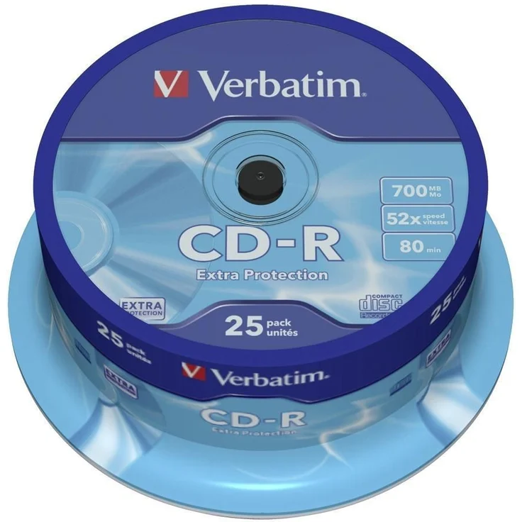 Verbatim Extra Protection CD-R 80min/700MB 52x, 25er-Spindel (43432) – Bild 1