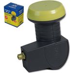 Humax LNB 113 Gold Digitales Single Universal LNB für 1 Teilnehmer (inkl. Wetterschutztülle, 40mm Feed, HDTV)