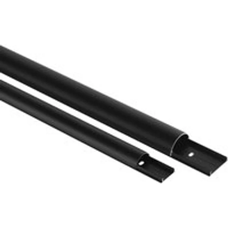 Maximum Kabelkanal rund Aluminium schwarz 750 x 35mm
