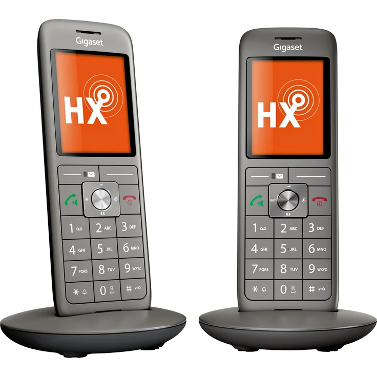 Gigaset CL660HX Duo Universal-Mobilteile, zwei DECT-Telefone schnurlos für Router, FRITZ!Box, Speedport kompatibel, hochwertiges Design-Telefon, großes Farbdisplay, VoIP-Telefon, anthrazit-metallic – Bild 2