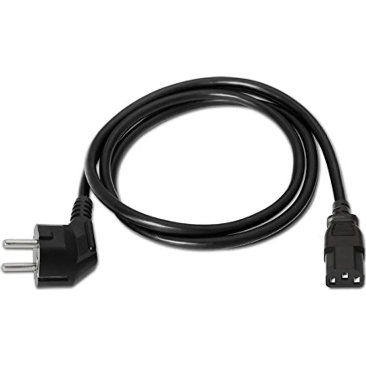 Nanocable 10.22.0102 - Netzkabel für CPU, E7-M-C13-H, 100% Kupfer AWG18, schwarz, 1.5 mts