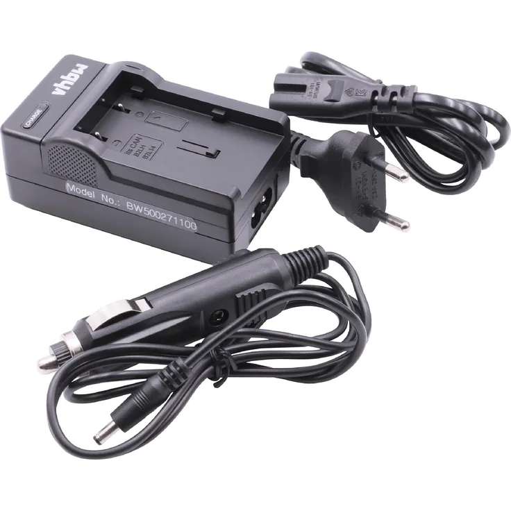 vhbw Ladegerät Ladekabel inkl. Kfz-Lader passend für CANON Akku