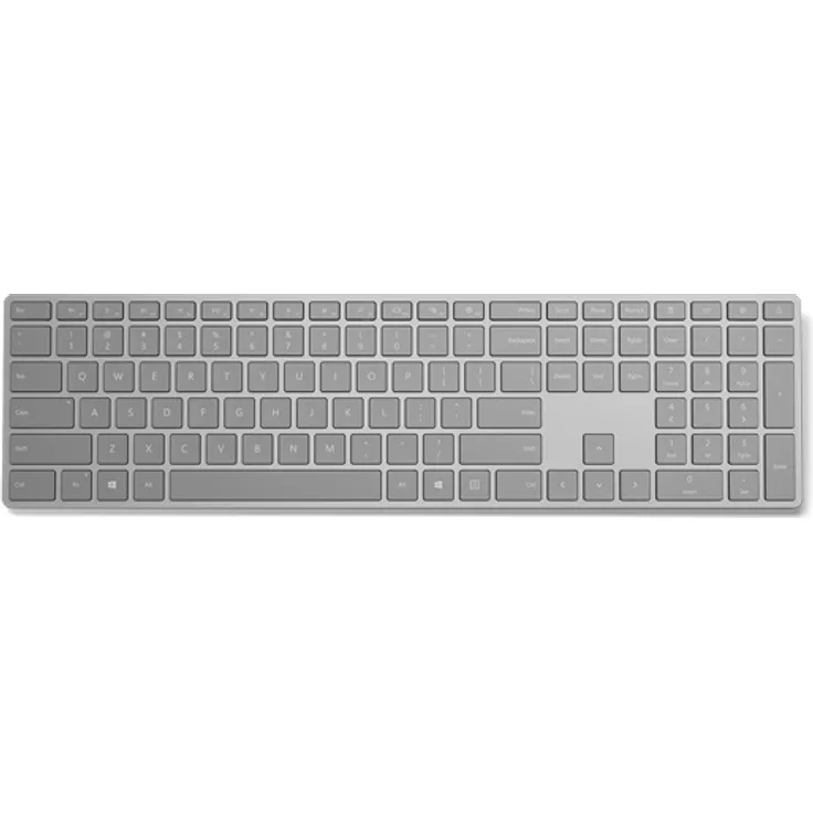 Microsoft Surface Keyboard - Tastatur - kabellos - Bluetooth 4.0 - Deutsch QWERTZ - Grau (WS2-00005)