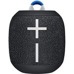 Ultimate Ears Wonderboom 2 Tragbarer Bluetooth-Lautsprecher, 360° Sound, Wasserdicht & Staubdicht, Outdoor-Modus, Verbinden Sie 2 Lautsprecher für Stereo-Sound, 13-Stunden Akkulaufzeit - schwarz