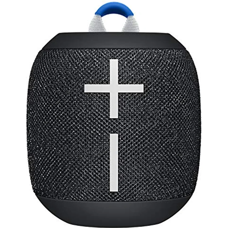 Ultimate Ears Wonderboom 2 Tragbarer Bluetooth-Lautsprecher, 360° Sound, Wasserdicht & Staubdicht, Outdoor-Modus, Verbinden Sie 2 Lautsprecher für Stereo-Sound, 13-Stunden Akkulaufzeit - schwarz – Bild 1