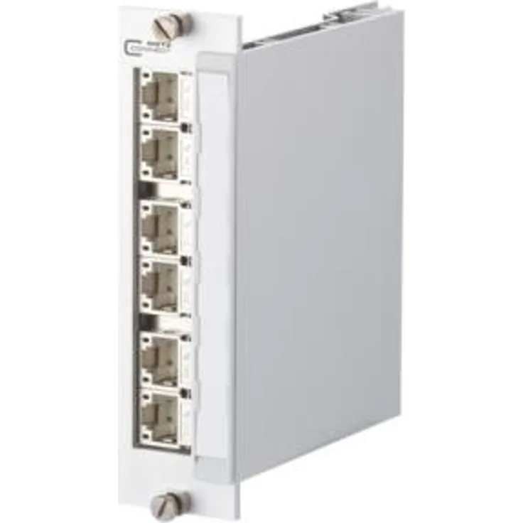 Metz CONNECT 130B11E2-E - Gigabit Ethernet - RJ45 - Cat.6A - Weiß - 3U (130B11E2-E)
