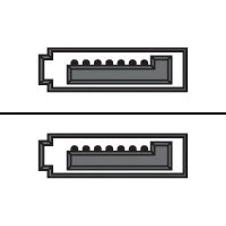 Super Micro Supermicro - SATA-Kabel - SATA (W) bis SATA (W) - 55 cm (CBL-0484L)