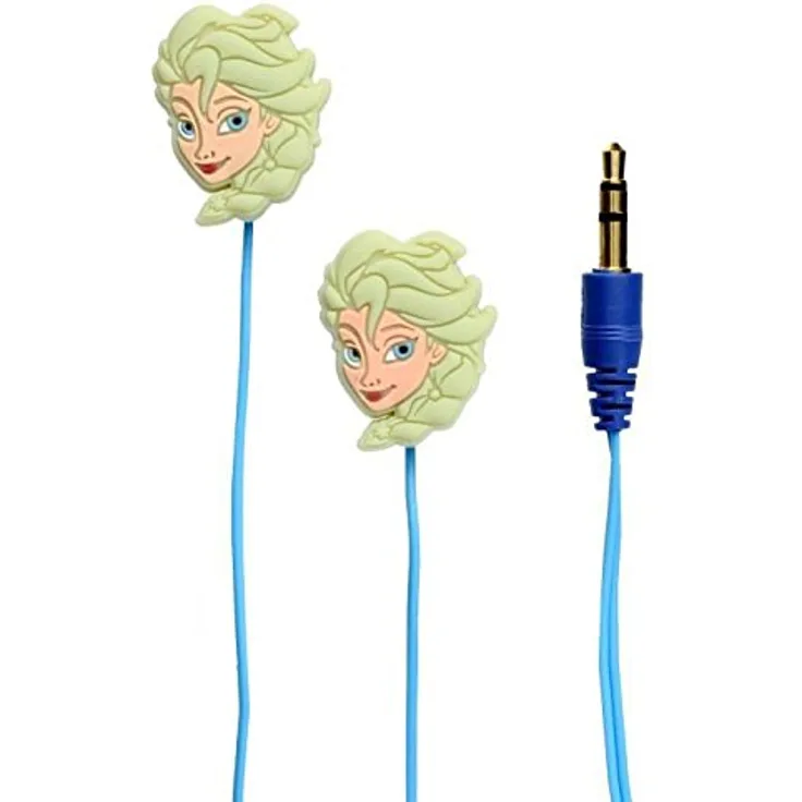Disney Official Merchandise Charakter In-Ear Kopfhörer - Frozen Design mit Elsa