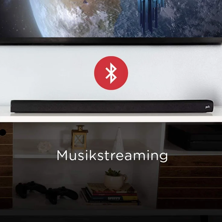 Polk Audio Signa S2 2.1 Soundbar mit Subwoofer, kabellos/kabelgebunden, geeignet für TV, schwarz (2019) – Bild 5