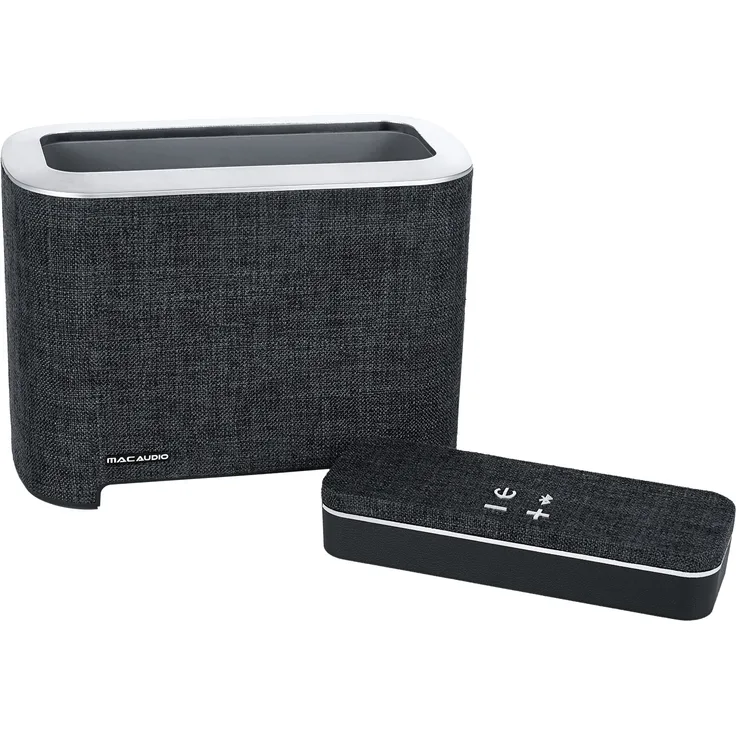 Mac Audio BT Elite 5000 | Bluetooth-Lautsprecher für iOS und Android mit Dockingstation | Two in One Soundstation | 6 Stunden Akkulaufzeit - schwarz